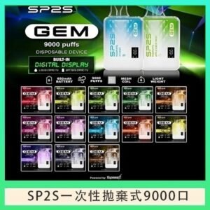SP2S GEM拋棄式電子煙思博瑞一次性9000口 - 百香果